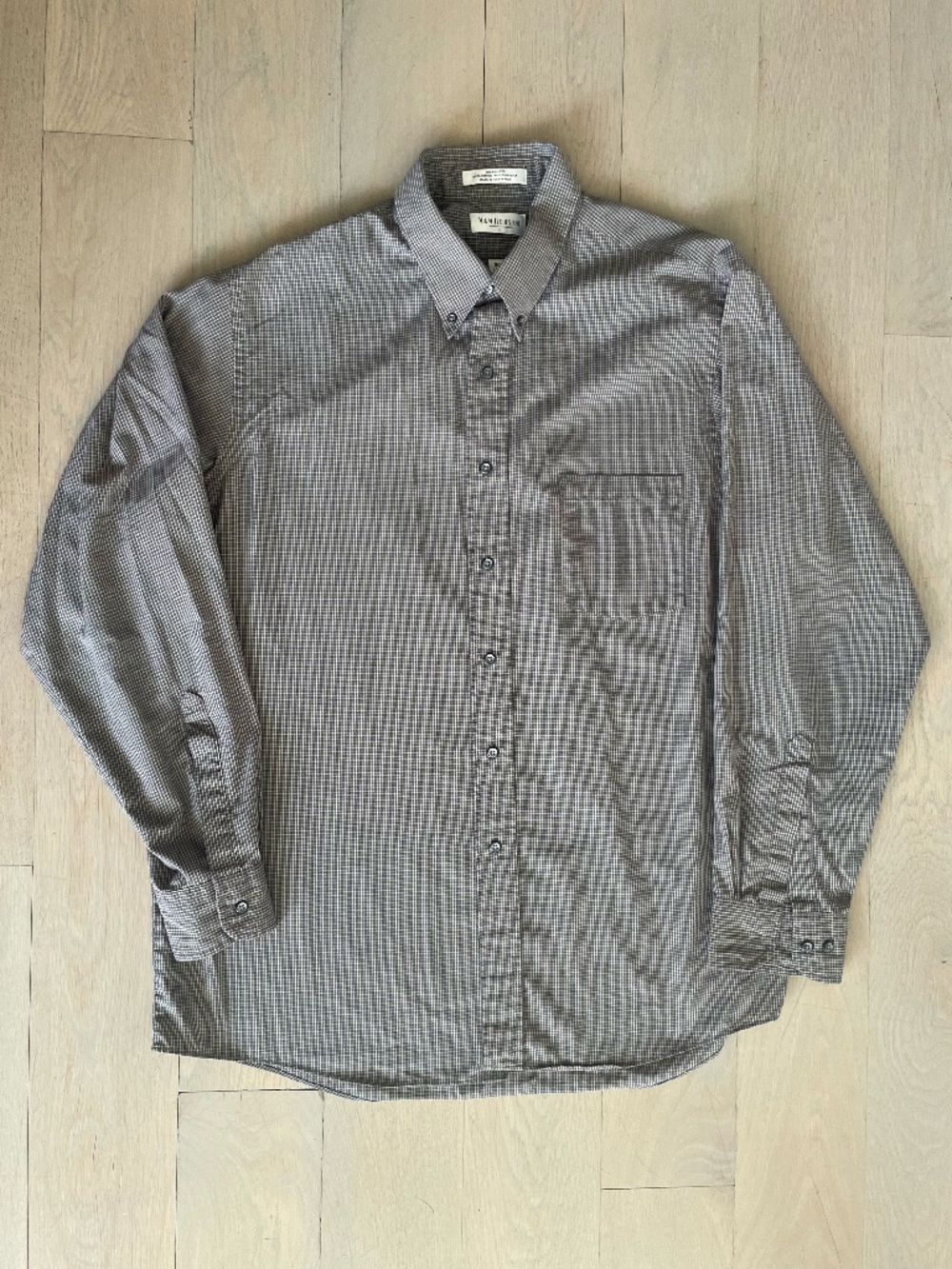 5 Men's Long-Sleeve Button Down Shirts 16.5 34/35 (Van Heus, C Klein, Ken Cole) - Picture 14 of 16